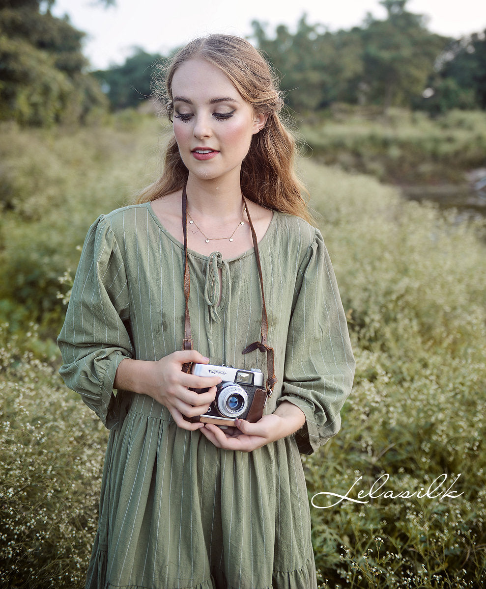 Linen Loose Dress - Summer Women Dress - Organic Clothing - Linen Cotton Dress - Natural Fabric