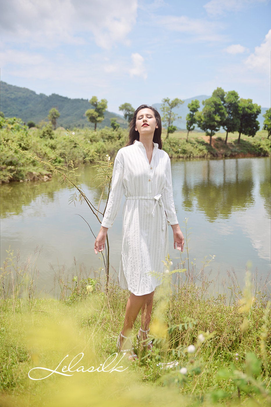 Loose Linen Shirt Dress - Long Sleeves Shirt Dress - Sleeve Shirt Tunic
