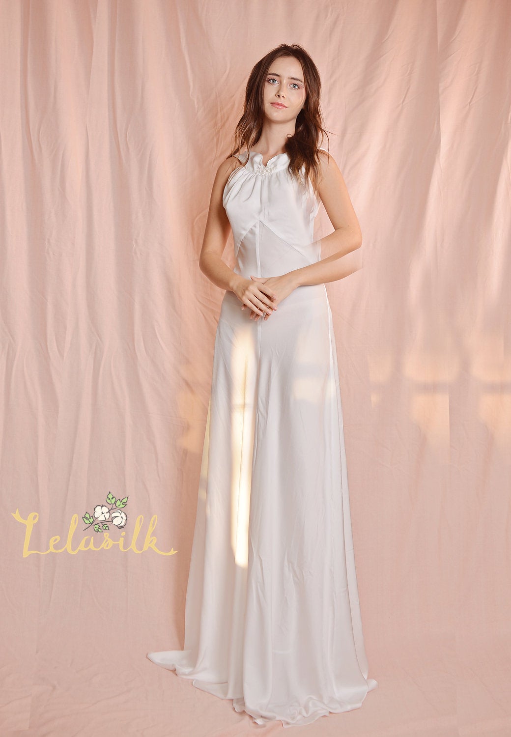 Sexyback Silk Dress - Evening Prom Dress - Bridesmaids Silk Dress