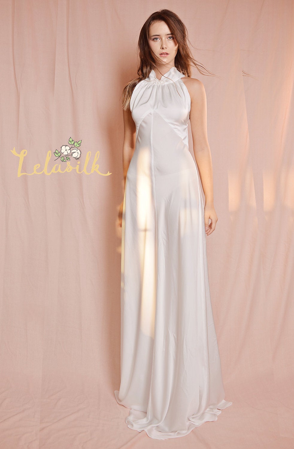 Sexyback Silk Dress - Evening Prom Dress - Bridesmaids Silk Dress