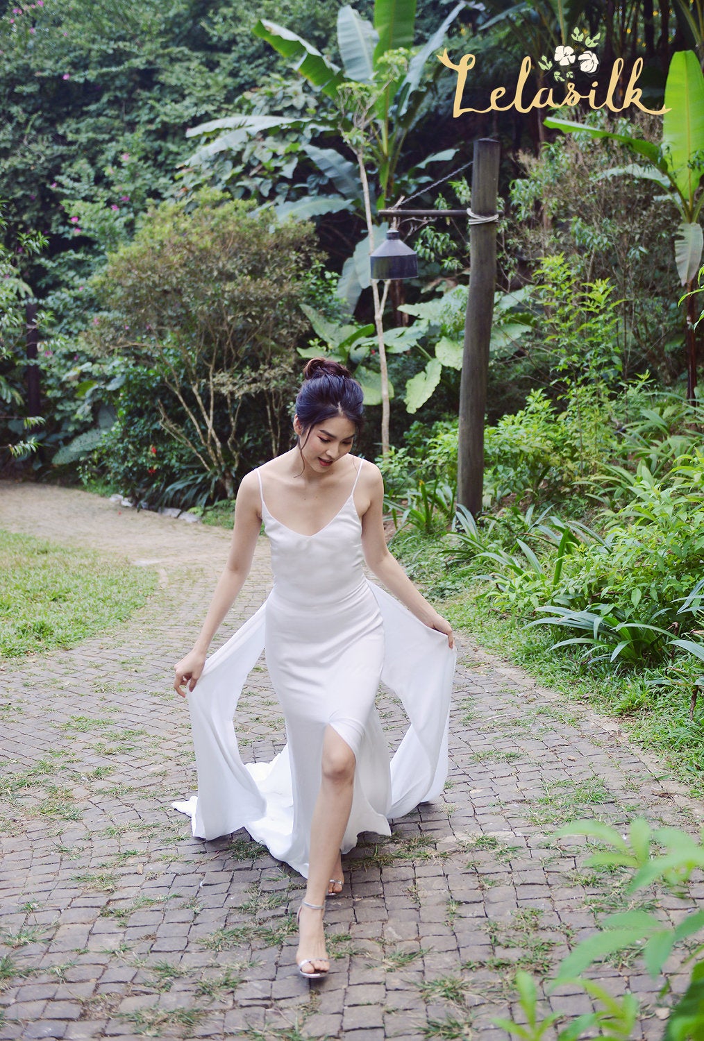 Long Train Wedding Dress - Tailored Wedding Dress - Tailoring Bridal Gown