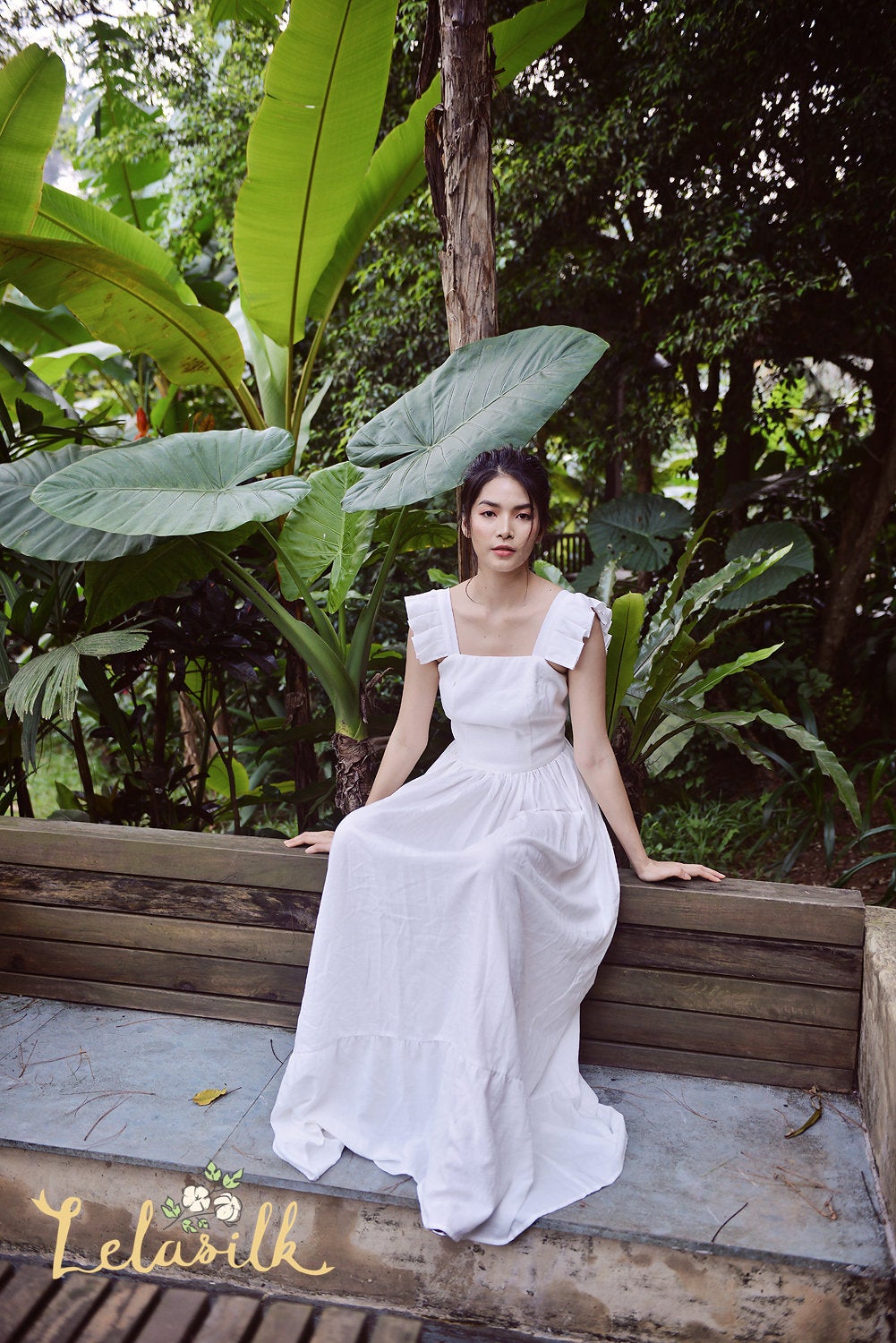 Long Linen Dress - Long Beach Dress - Women Organic Clothing