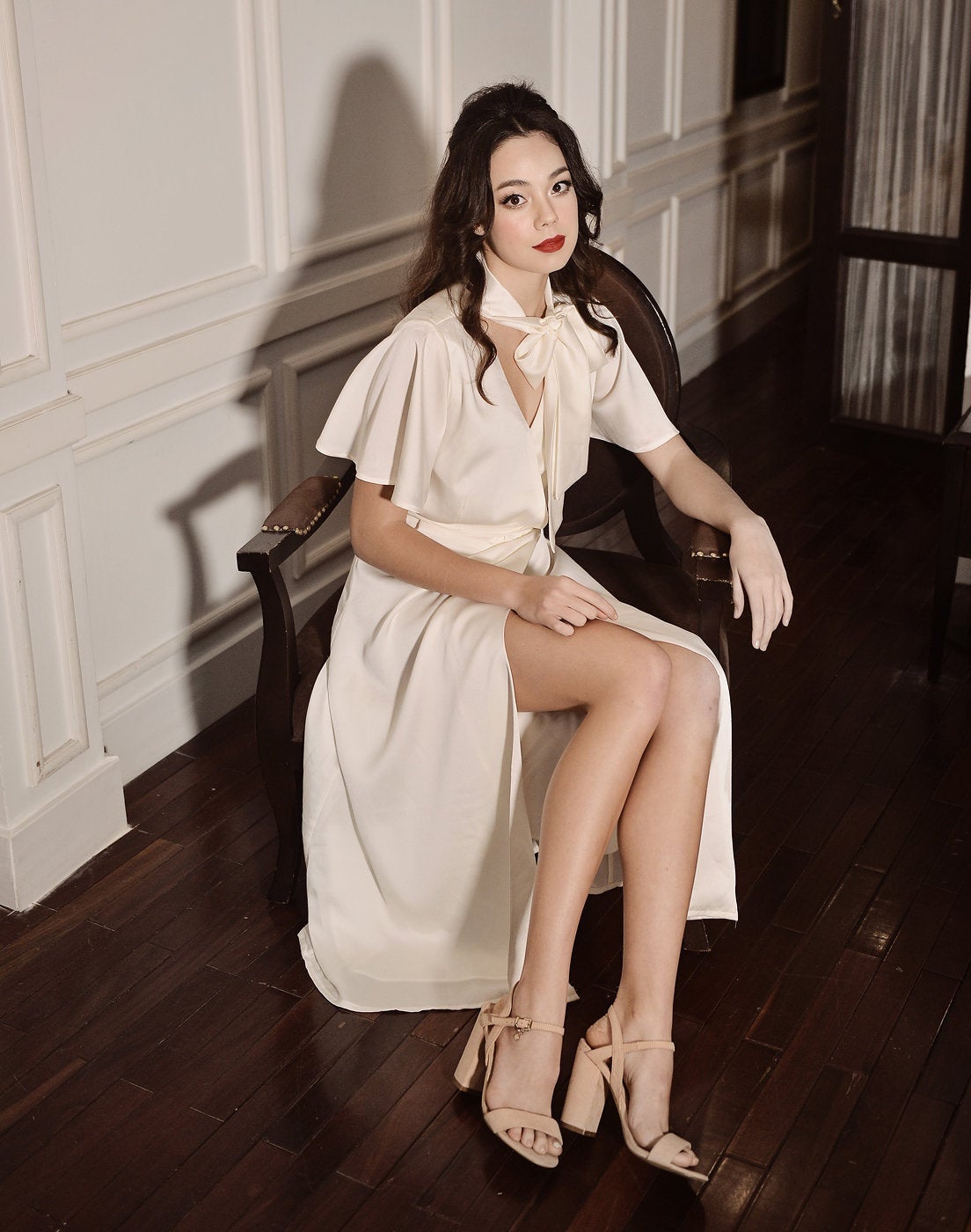 Silk Dress Lelasilk - Summer Silk Dress - Wedding Guest Dress