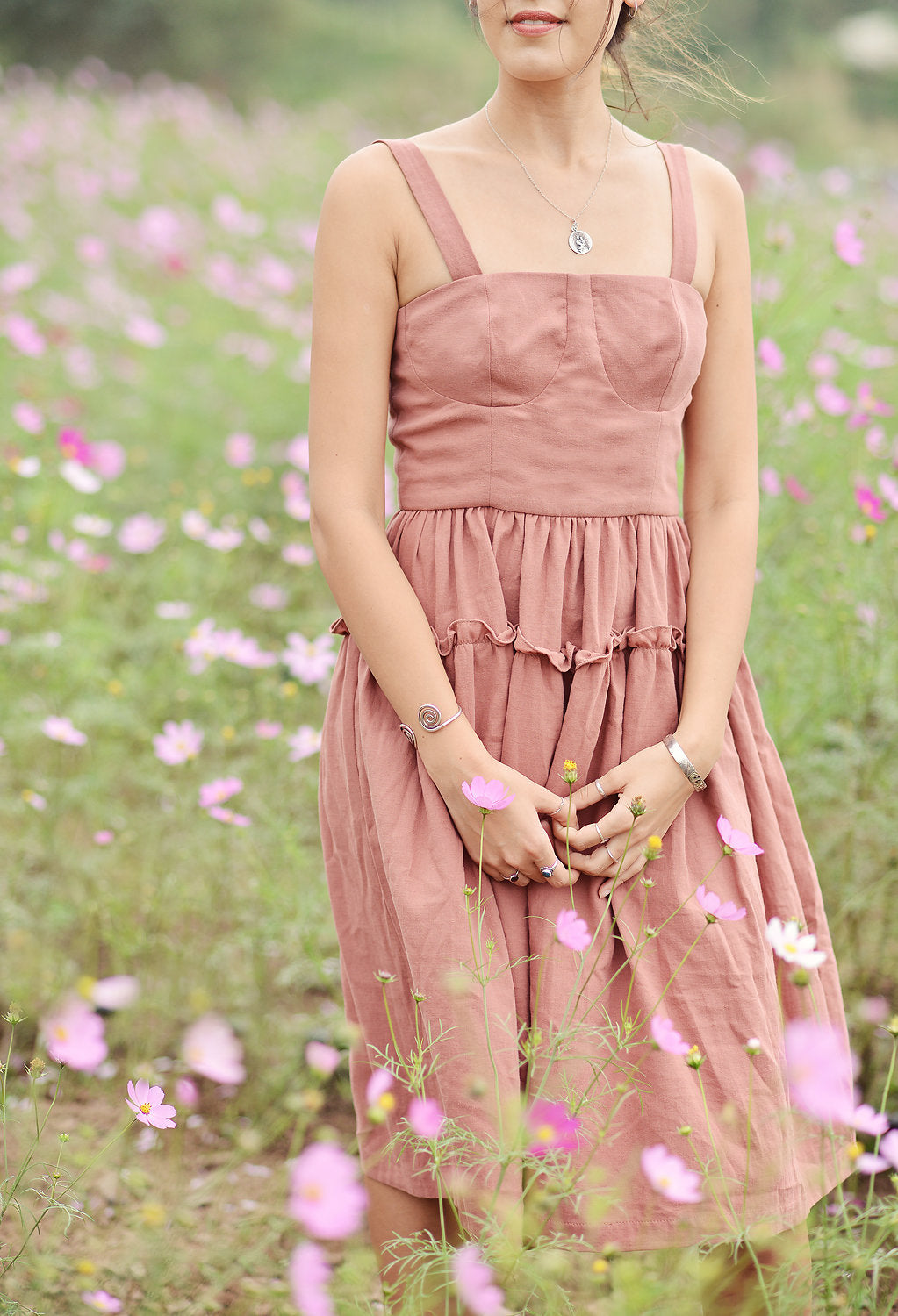 Summer Cotton Dress - Organic Clothing - Linen Cotton - Dress - Natural Fabric