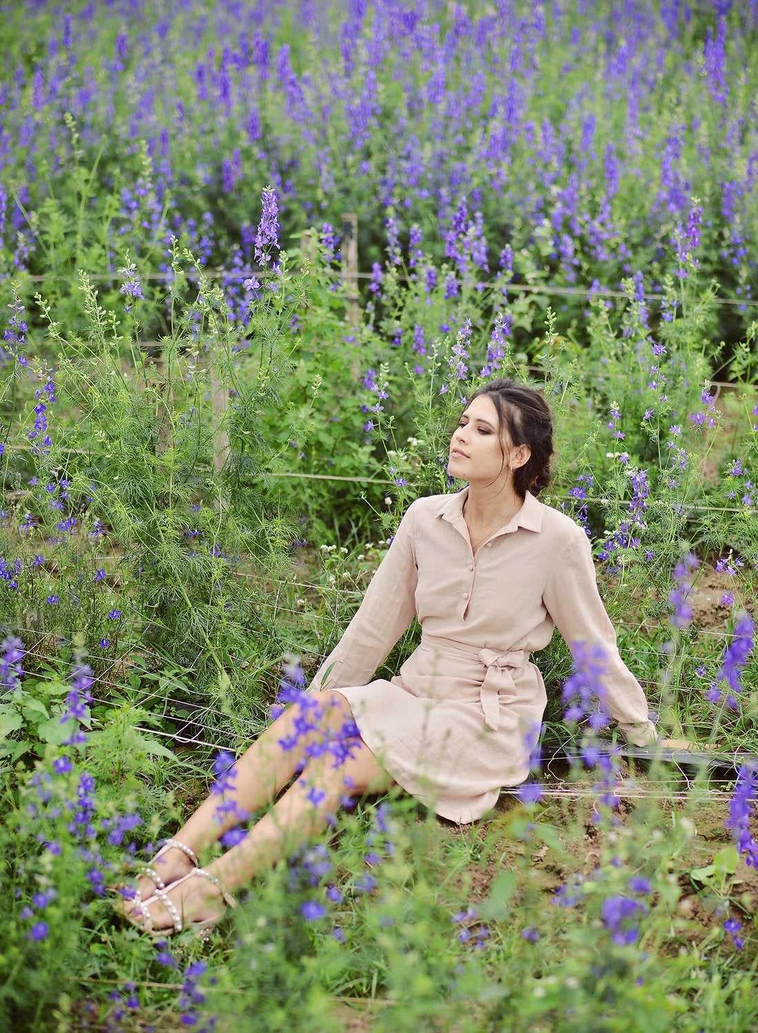 Linen Shirt Dress - Everyday Cotton Dress - Women Summer Dress