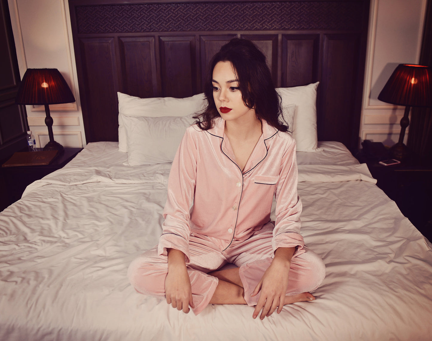 Women Velvet Loungewear - Women Velvet Pajamas - Velvet Women PJs - Gift for Her