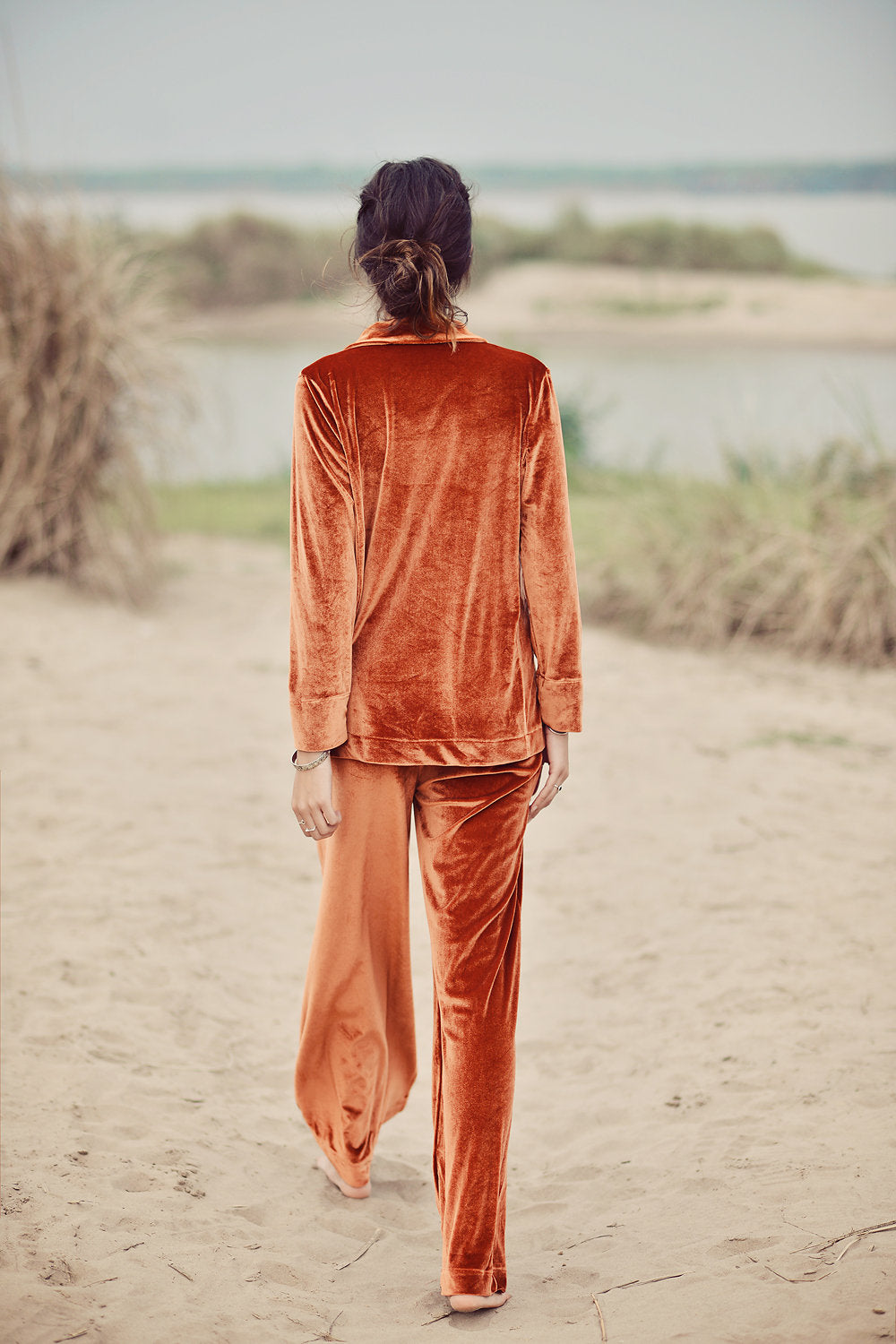 Winter Velvet Pajamas - Velvet Suit Women - Winter Women PJs - Velvet Women Set