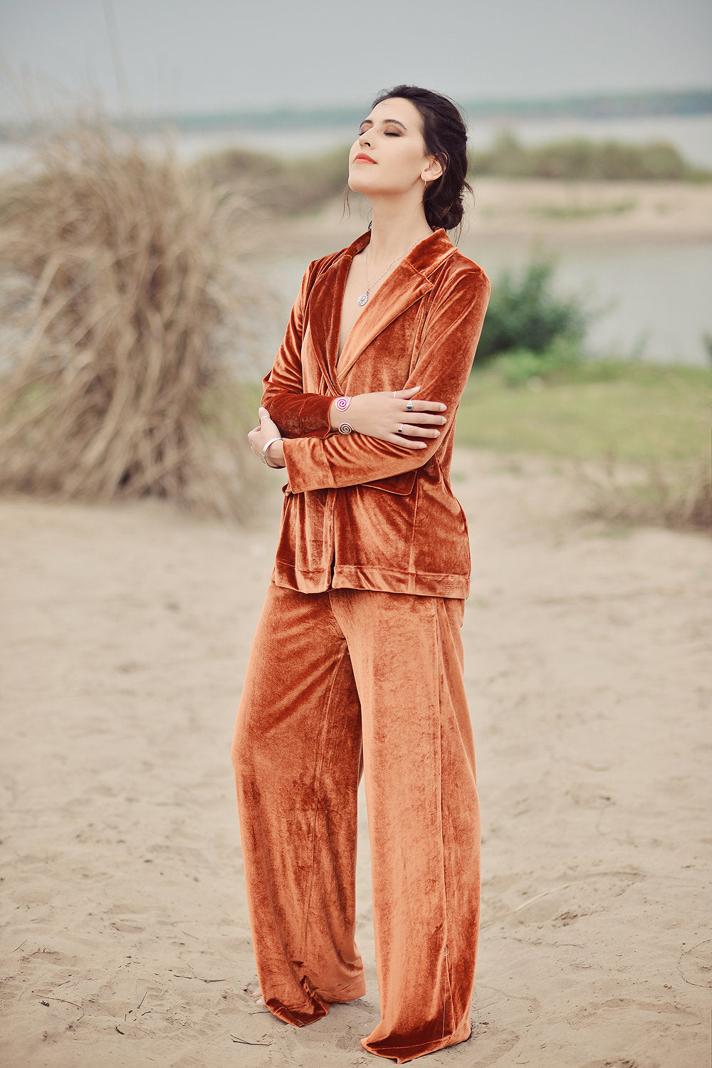 Winter Velvet Pajamas - Velvet Suit Women - Winter Women PJs - Velvet Women Set