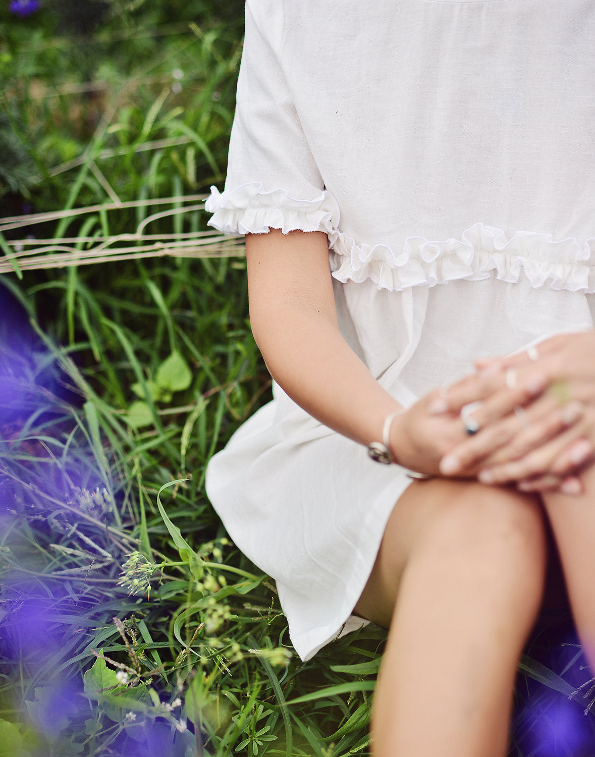 Petite Linen Dress - Short Cotton Dress - Organic Cotton Dress
