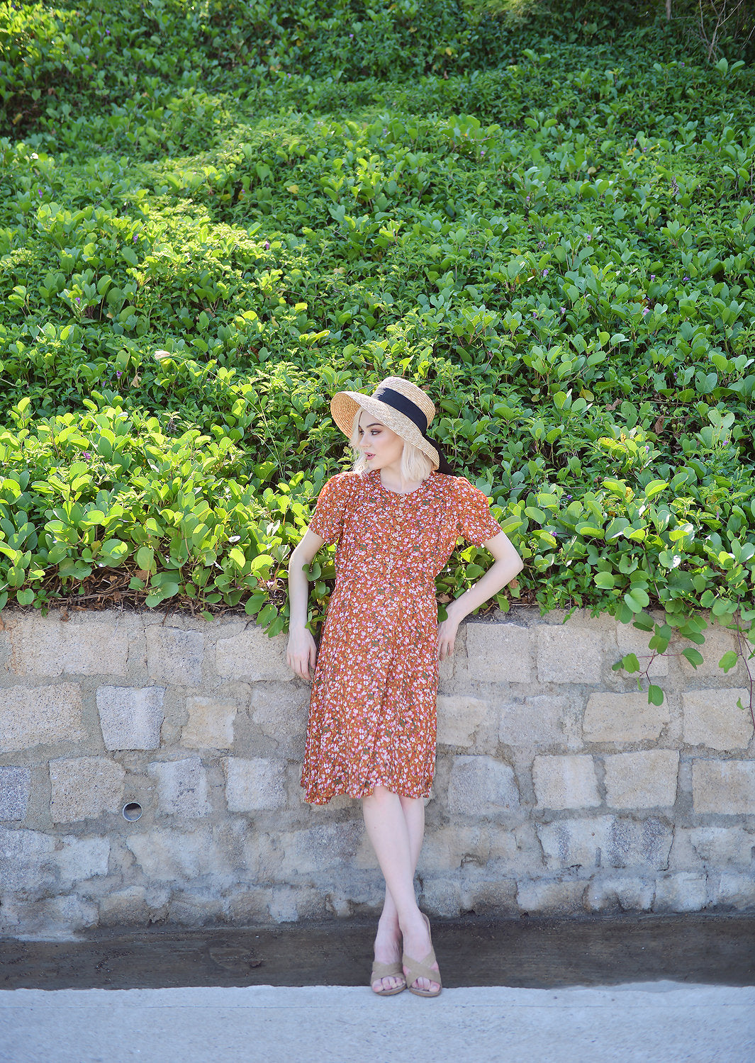 Flower Midi Dress - Limited fabric