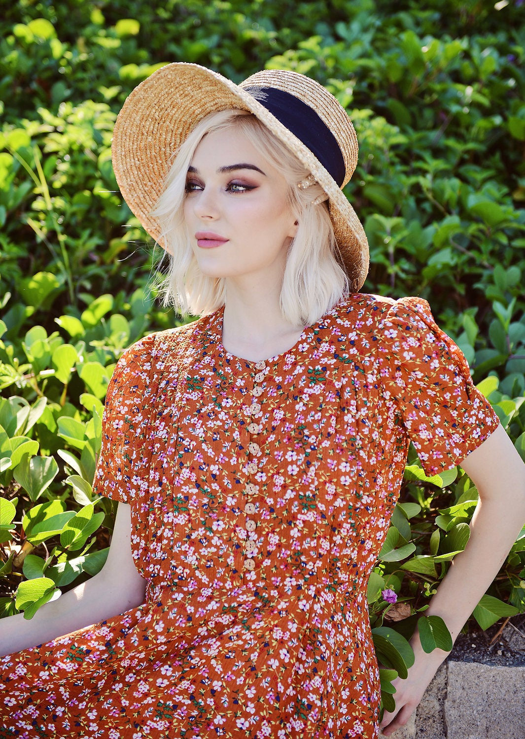 Flower Midi Dress - Limited fabric