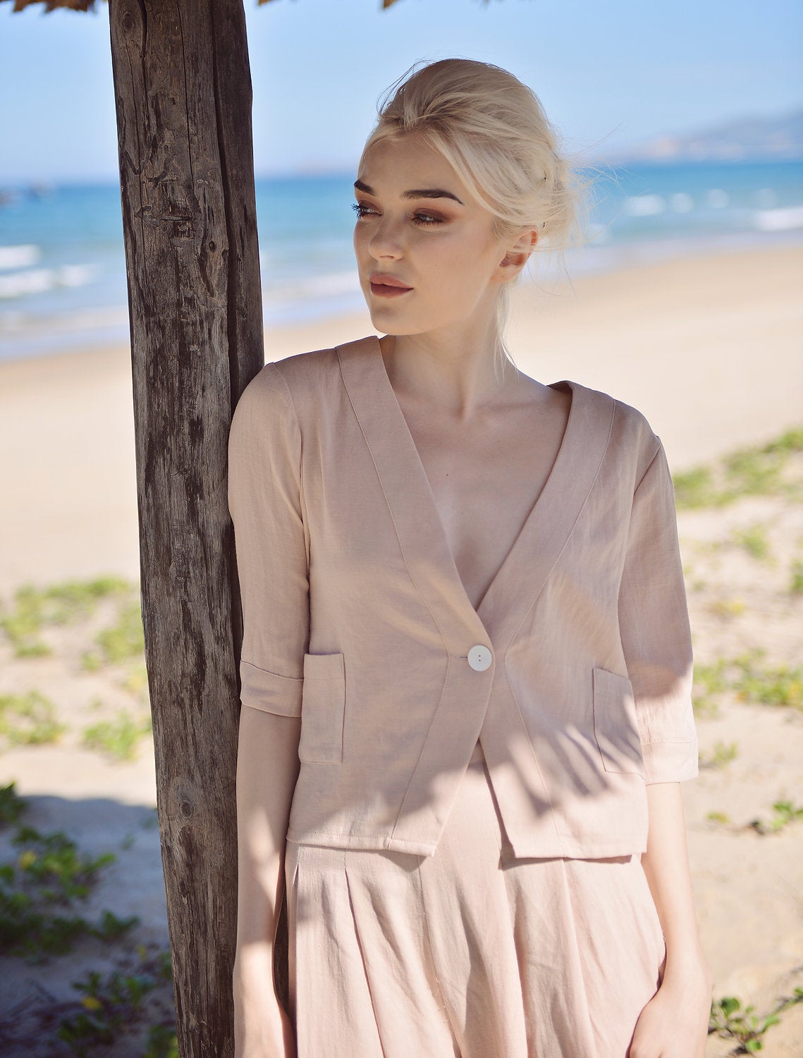 Linen Pajamas Women - Loose Fit Linen Pjs - Summer Linen Sets