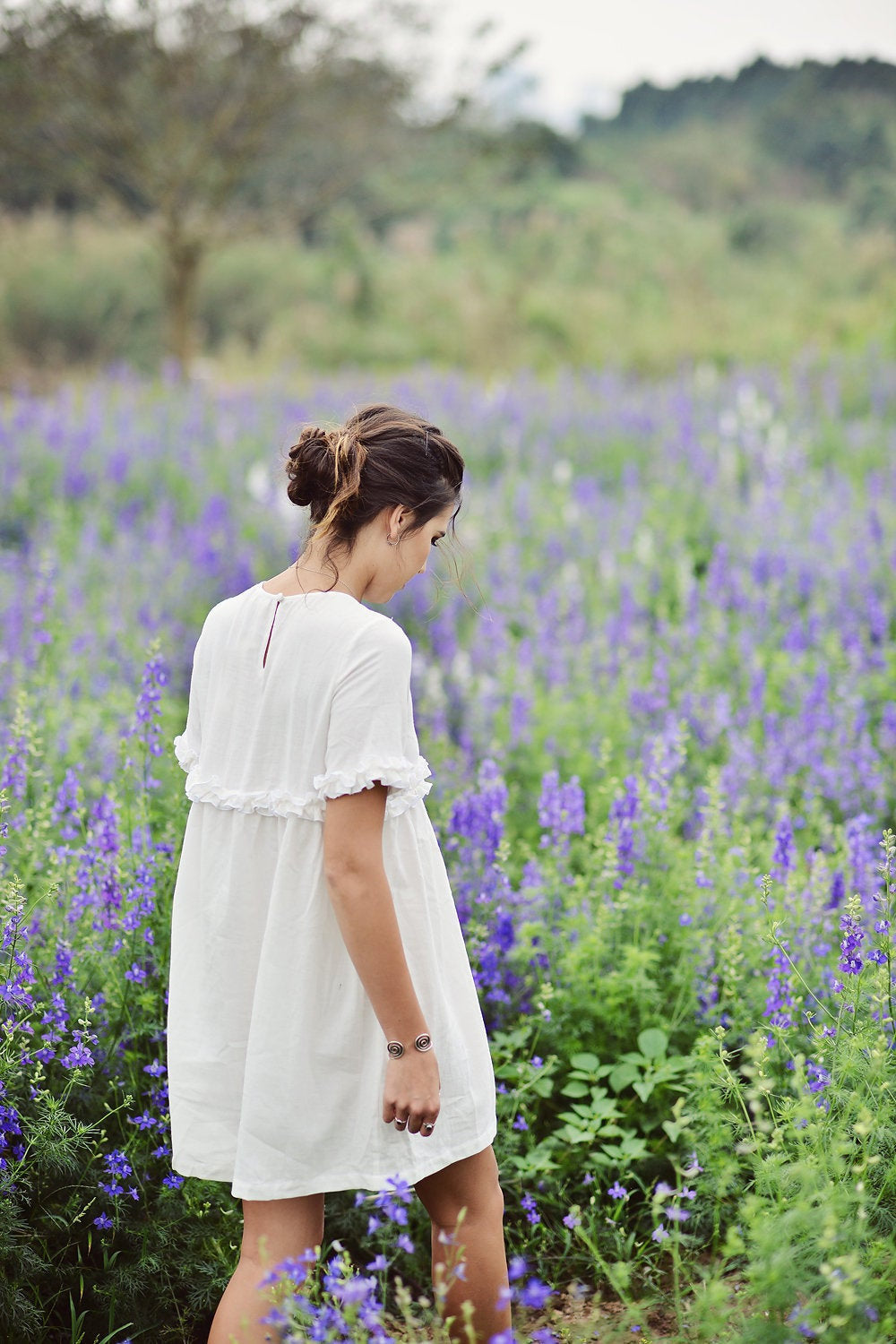 Petite Linen Dress - Short Cotton Dress - Organic Cotton Dress