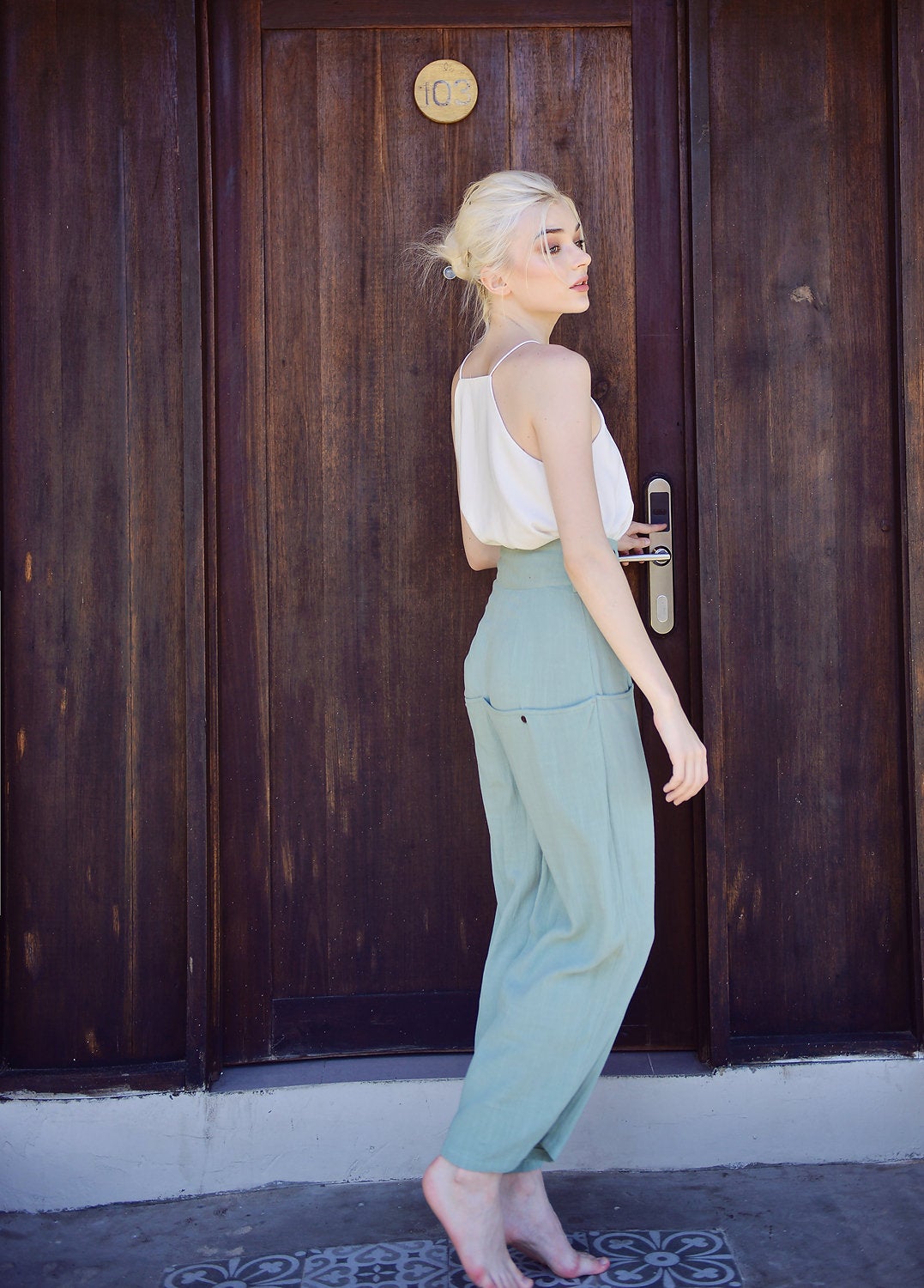 Linen Pants Women - Linen Pants with Pockets - Linen Women Trousers
