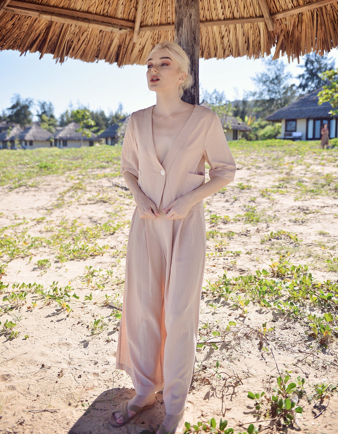 Linen Pajamas Women - Loose Fit Linen Pjs - Summer Linen Sets