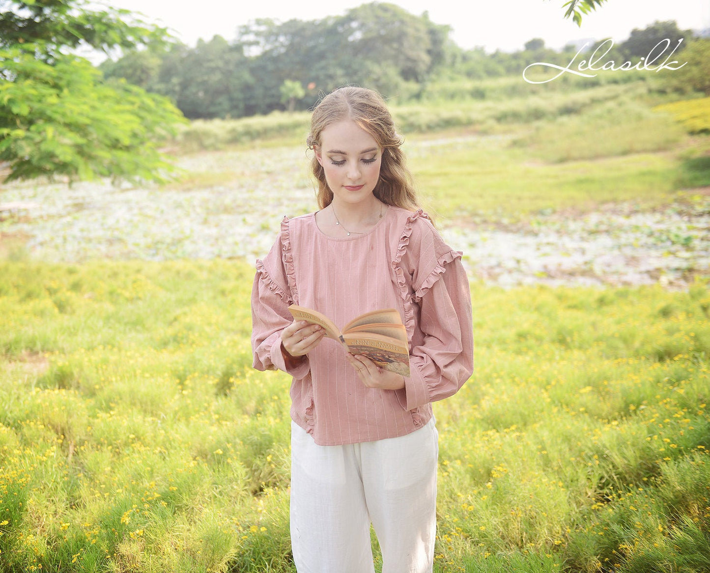 Women Linen Top - Long Sleeves Linen Top - Women Linen Blouse - Organic Clothing