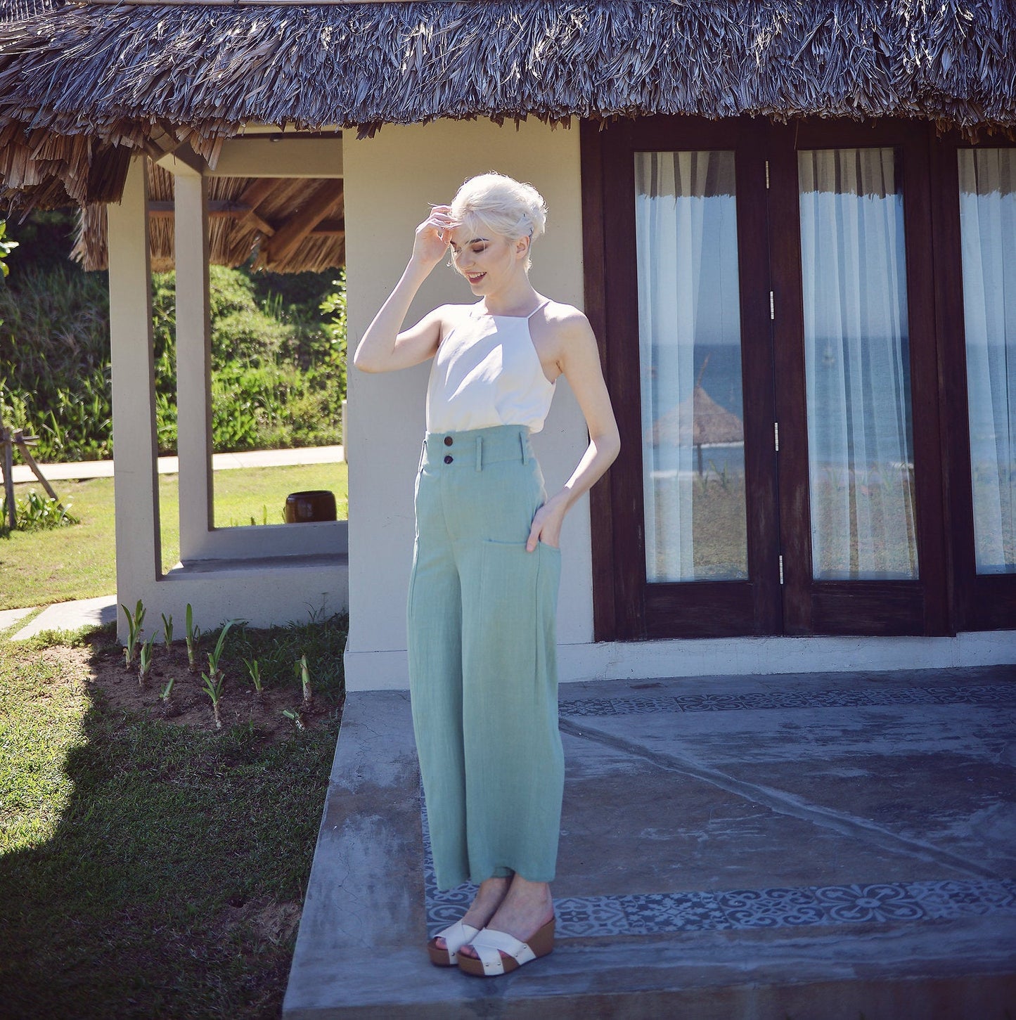 Linen Pants Women - Linen Pants with Pockets - Linen Women Trousers