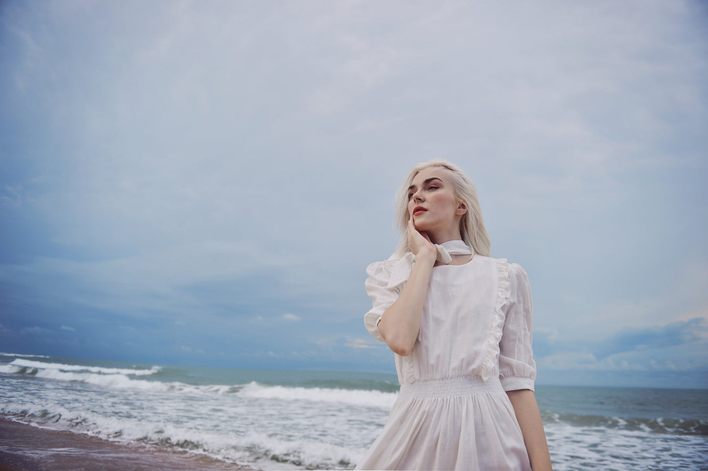 Vintage Style Dress - Vintage Style Gown - Organic Clothing - Organic Cotton