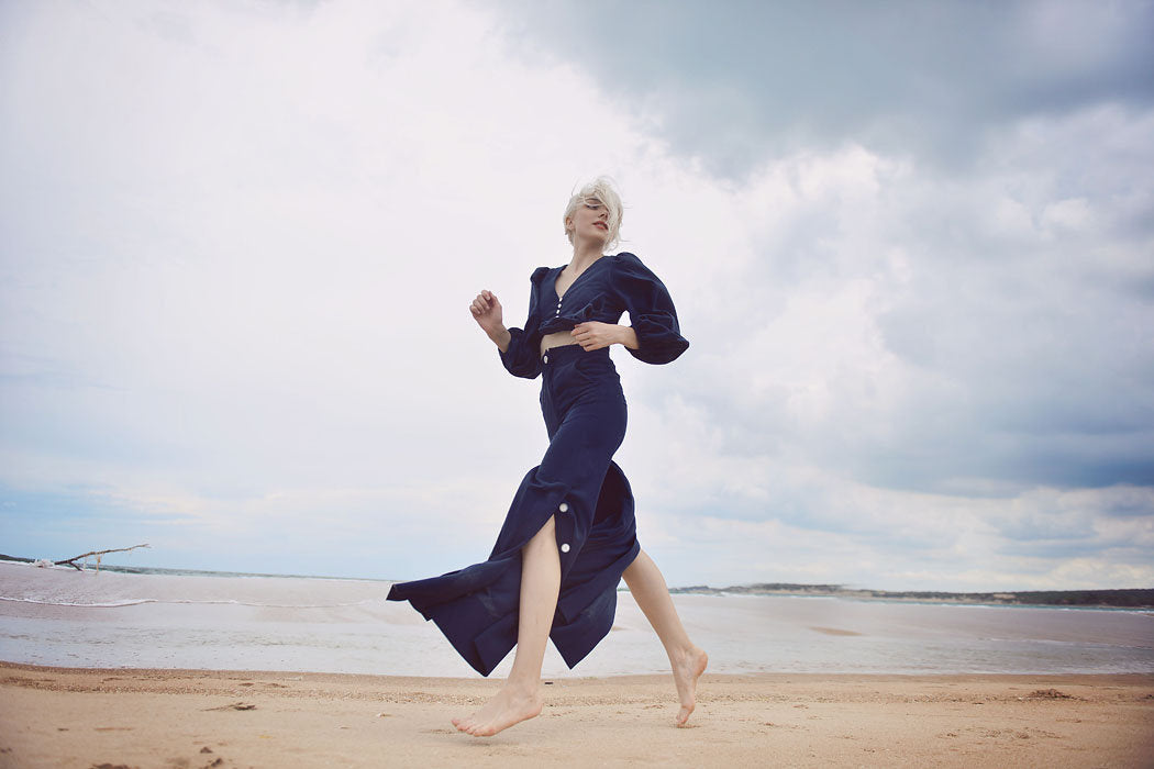 Linen Flare Pants - Linen Pants with Pockets - Linen Women Trousers