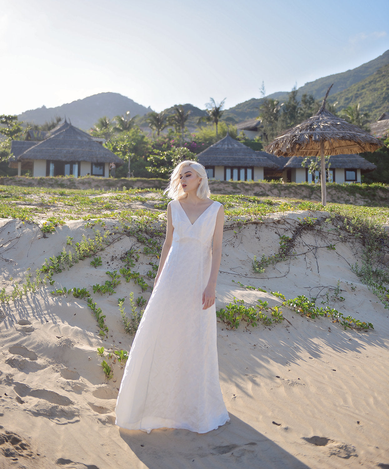 Aline Silk Wedding Dress - Vintage Inspired Gown - Silk Wedding Dress - Pure Silk Dress