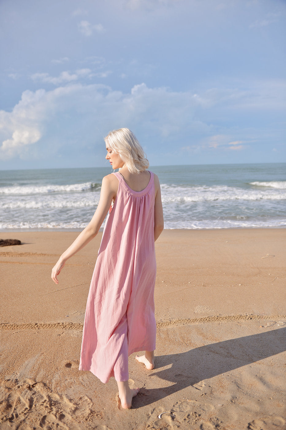 Linen Jumpsuit for Women - Linen Comfy LoungeWear - Cotton Jumpsuit - Women Overalls