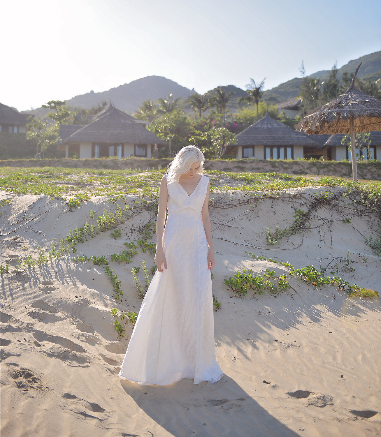 Aline Silk Wedding Dress - Vintage Inspired Gown - Silk Wedding Dress - Pure Silk Dress