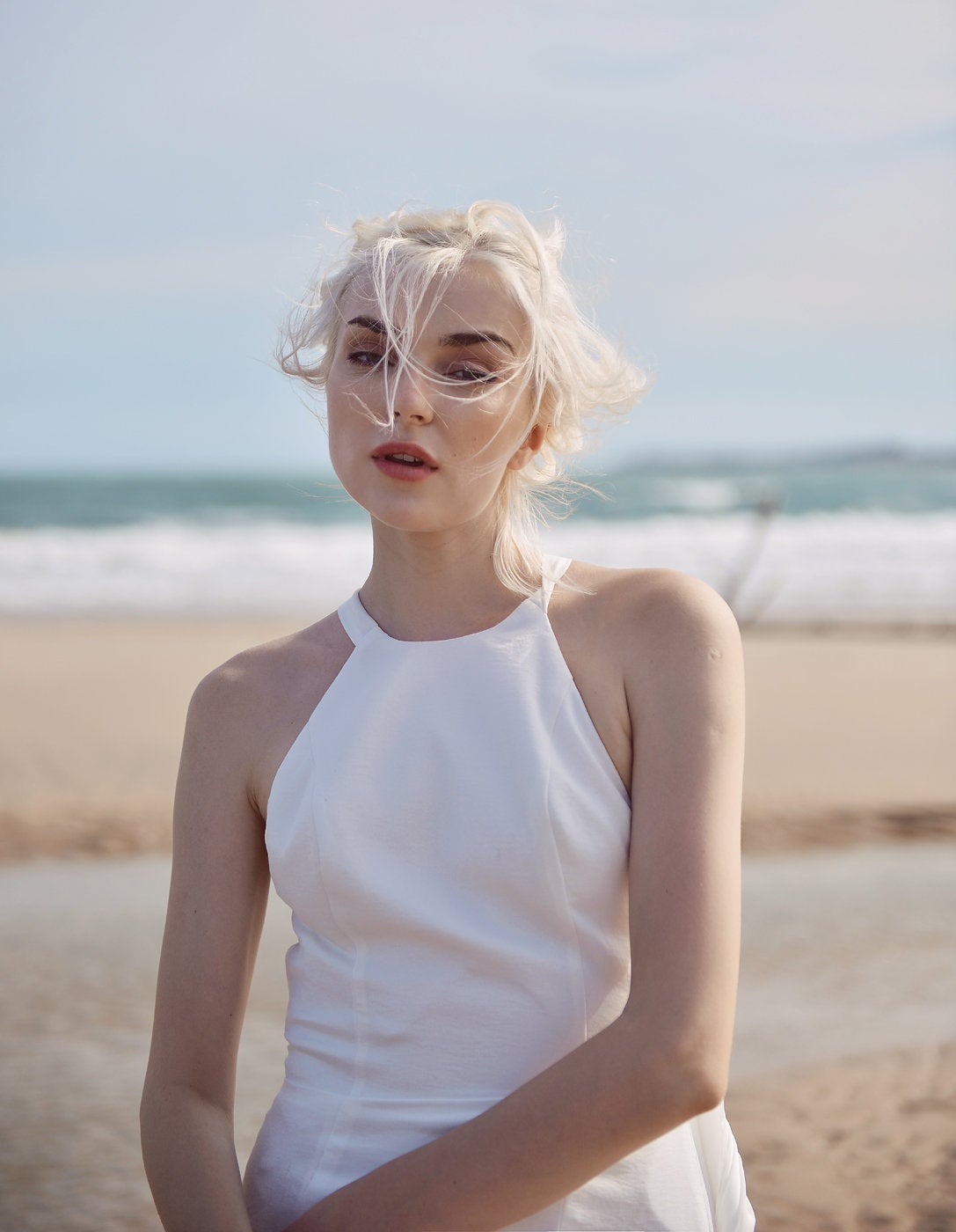 Wedding Dress - Sleeveless Silk Wedding Dress - Mermaid Wedding Dress - Tailored Fit