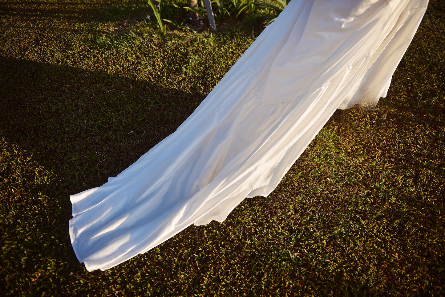 Bespoke Wedding Dress with Long Train - ALine Wedding Dress - Tailored Bridal Gown