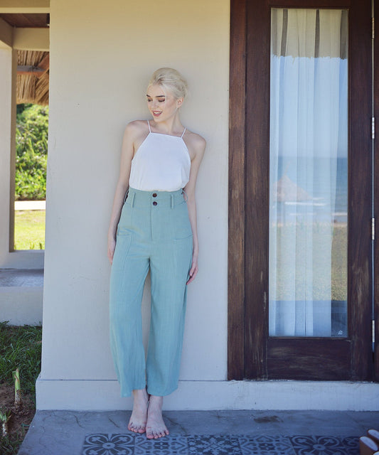 Linen Pants Women - Linen Pants with Pockets - Linen Women Trousers