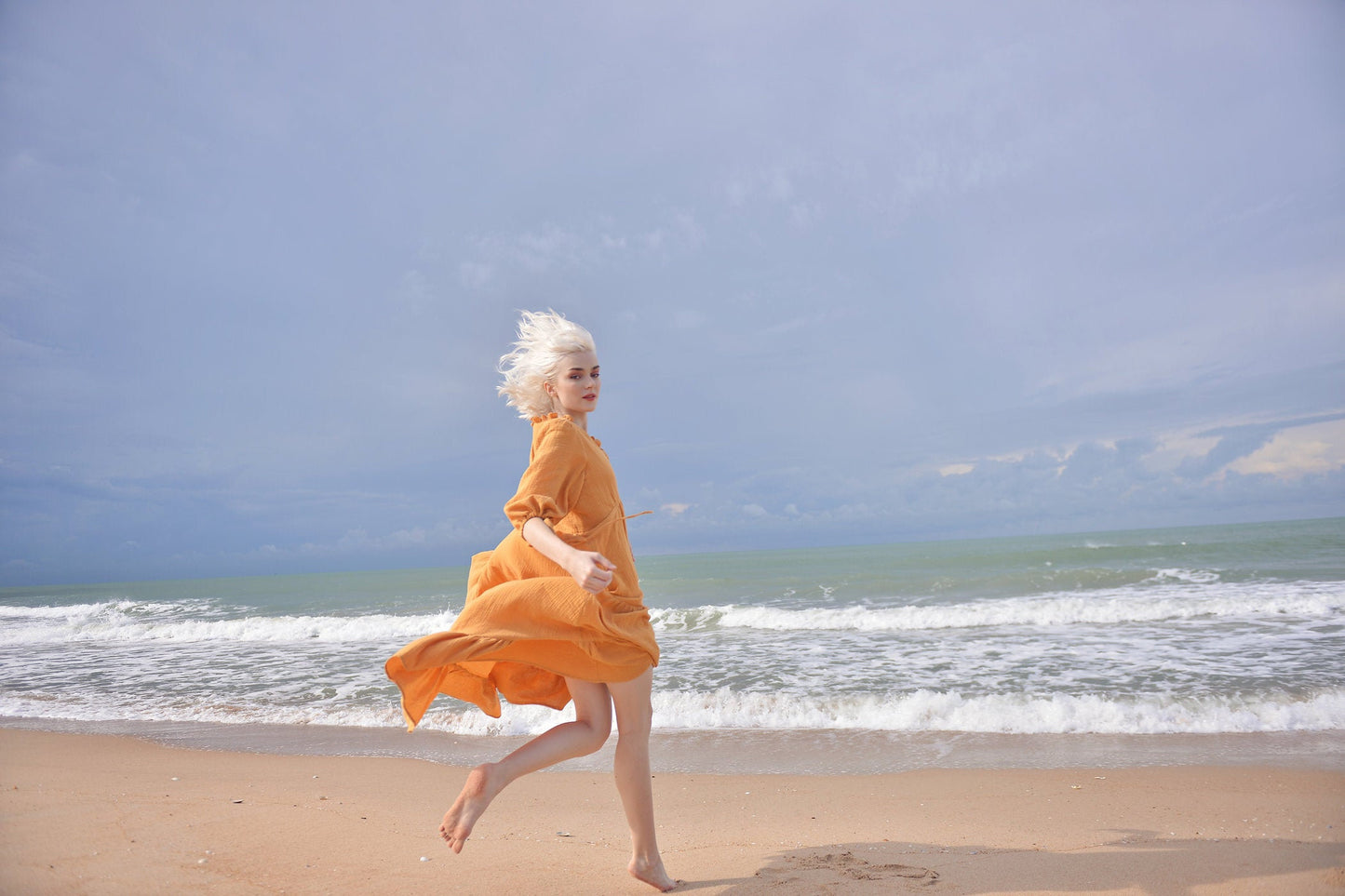 Cotton Dress Long - Cotton Maxi for Women - Cotton Summer Beach Cover up