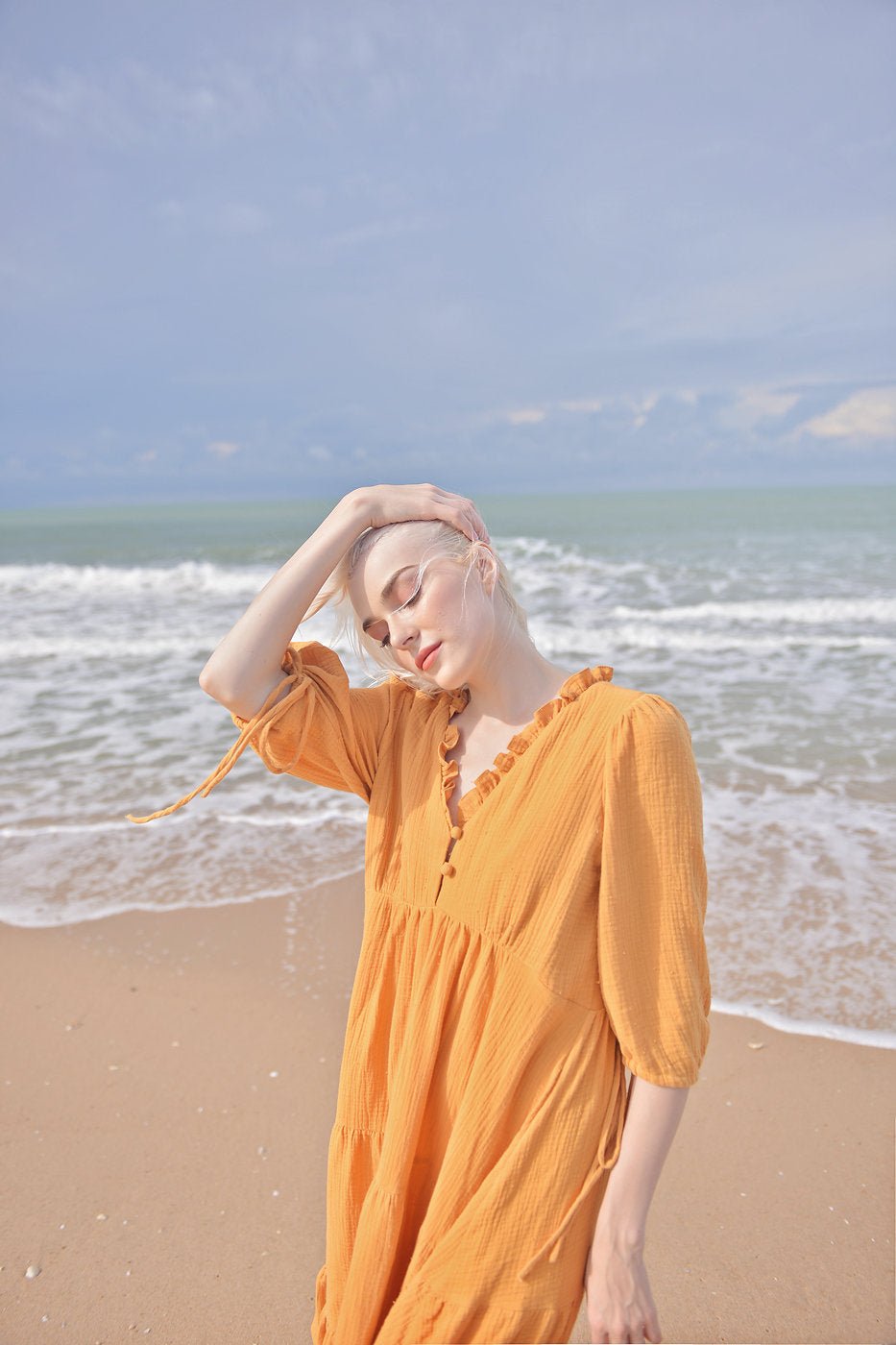Cotton Dress Long - Cotton Maxi for Women - Cotton Summer Beach Cover up