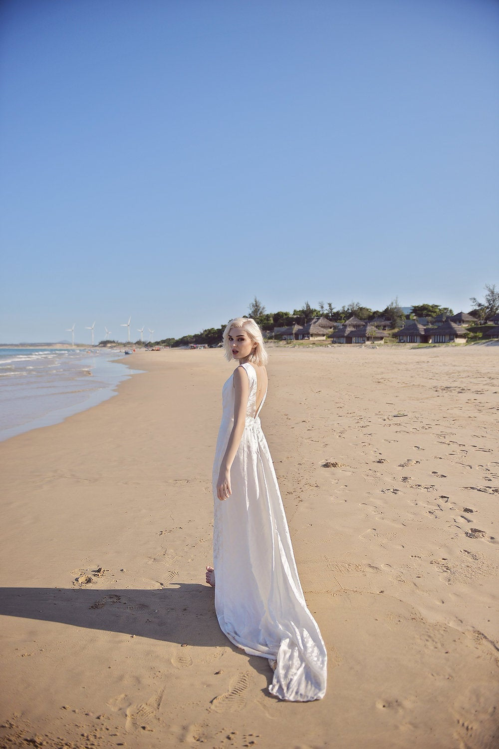 Aline Silk Wedding Dress - Vintage Inspired Gown - Silk Wedding Dress - Pure Silk Dress