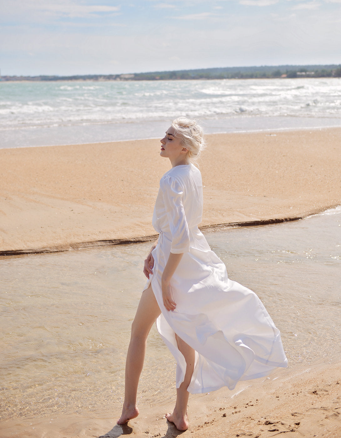 Bridesmaids Silk Dress - Wrap Silk Dress - Formal Cocktail dress