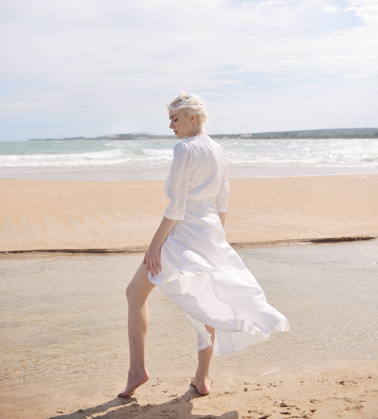 Bridesmaids Silk Dress - Wrap Silk Dress - Formal Cocktail dress