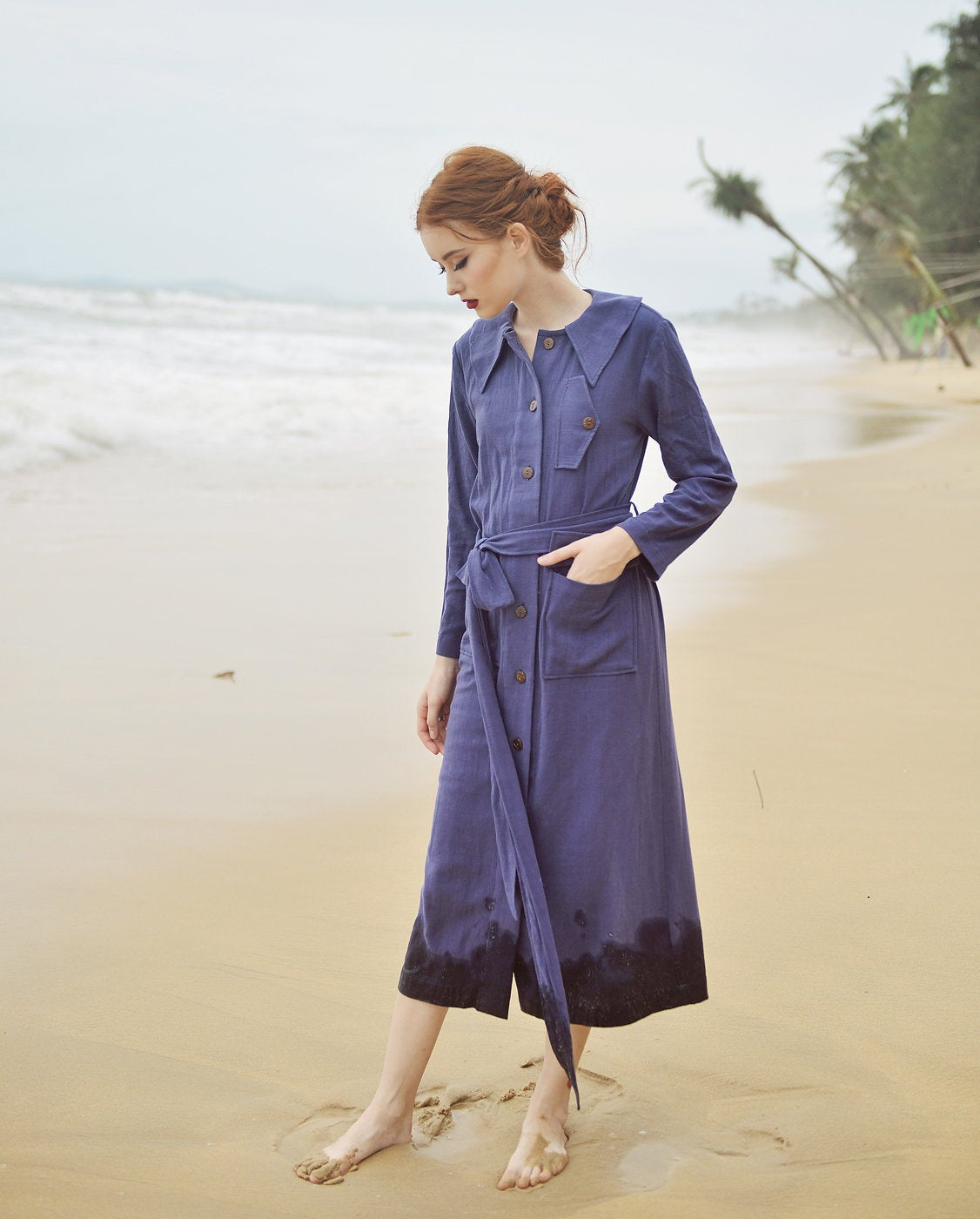Linen Jacket Women - Women Cotton Blazer - Linen Long Coat - Long Sleeve Winter Jacket