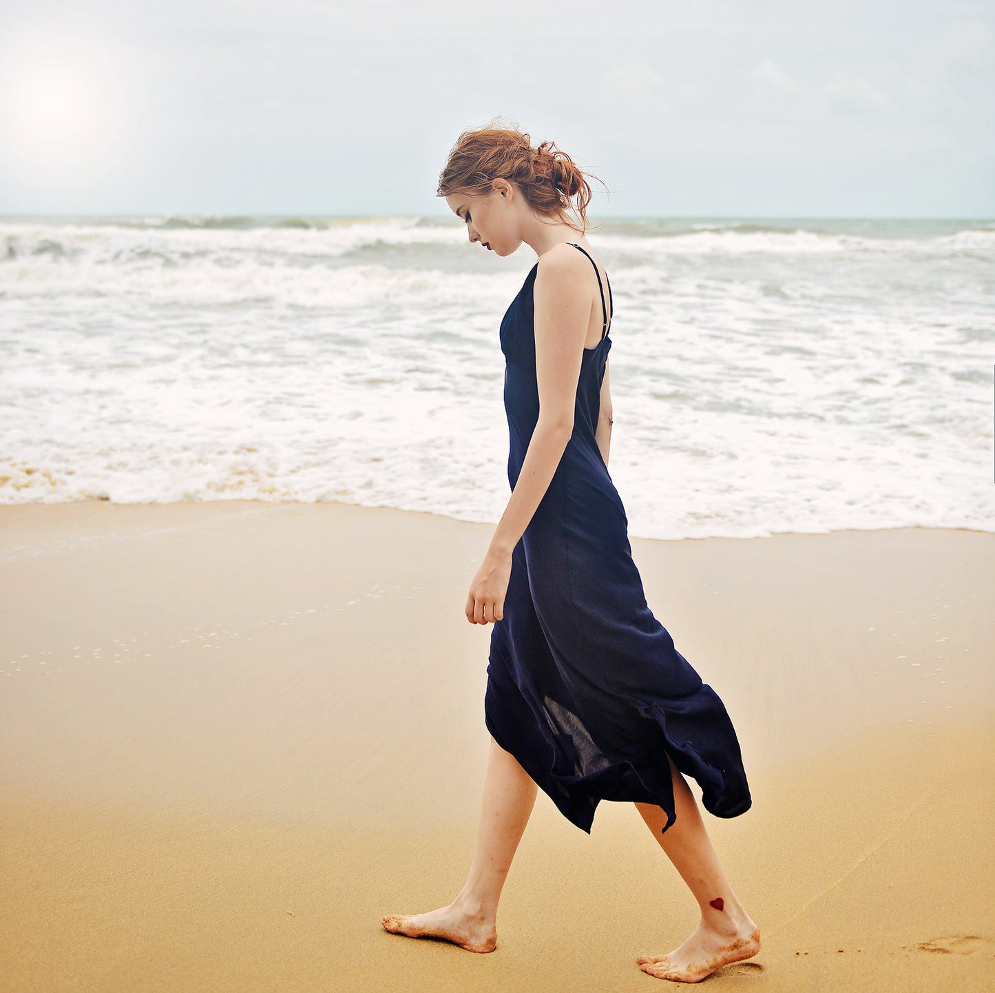 Silk Slip Dress - Spaghetti Straps - Long Silk Slip - Bridesmaids Silk Dress