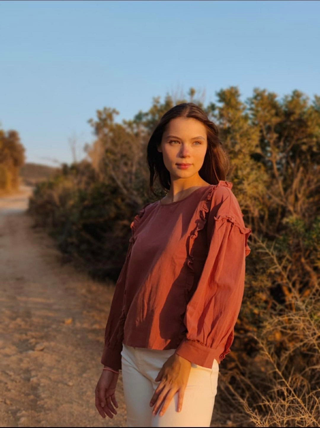 Women Linen Top - Long Sleeves Linen Top - Women Linen Blouse - Organic Clothing