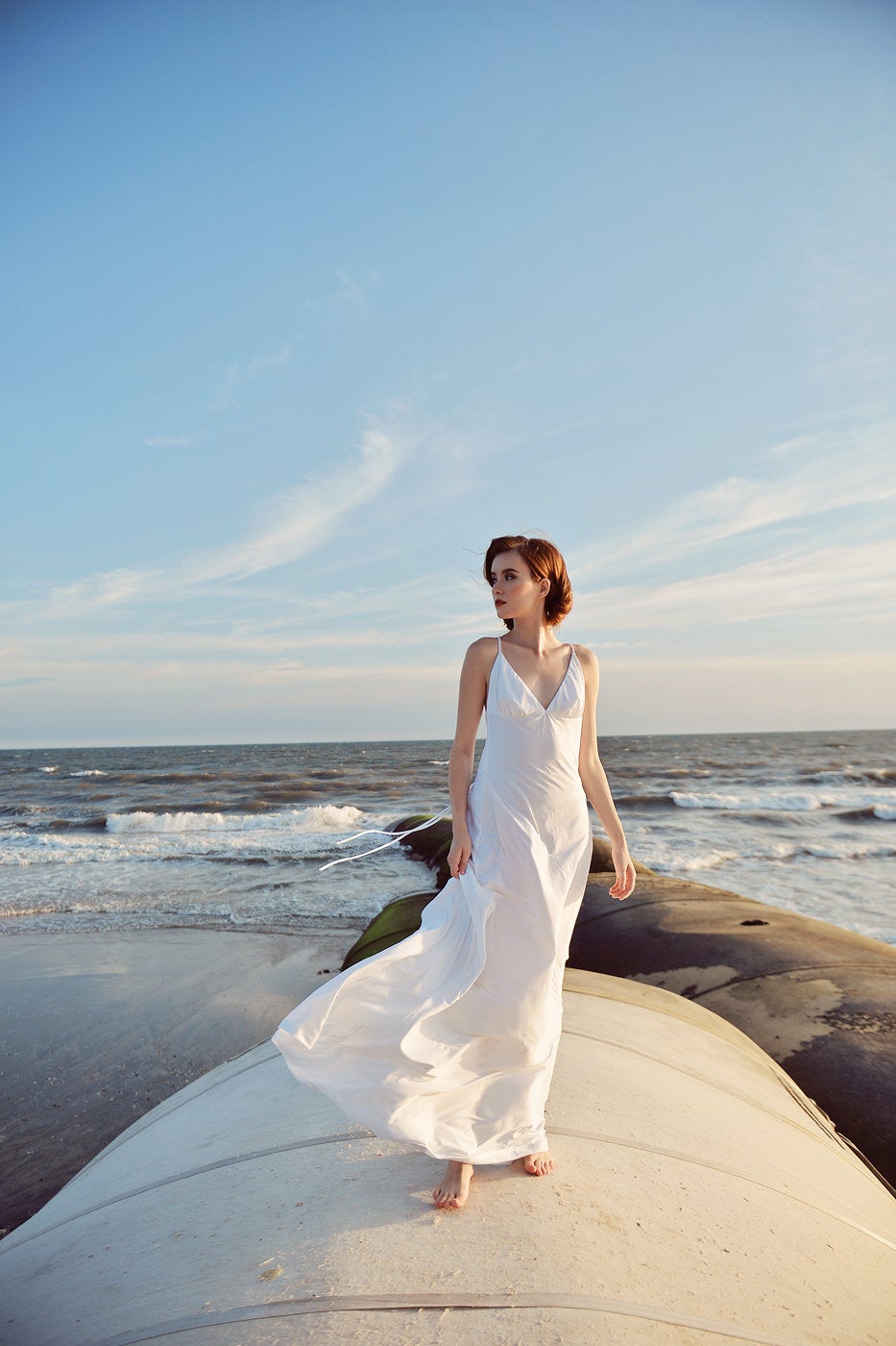 Silk Dress Full Length - Adjustable straps - Long Formal Dress - Women Silk Dress - Wedding Guest Dress - Silk Prom Dress - Lelasilk