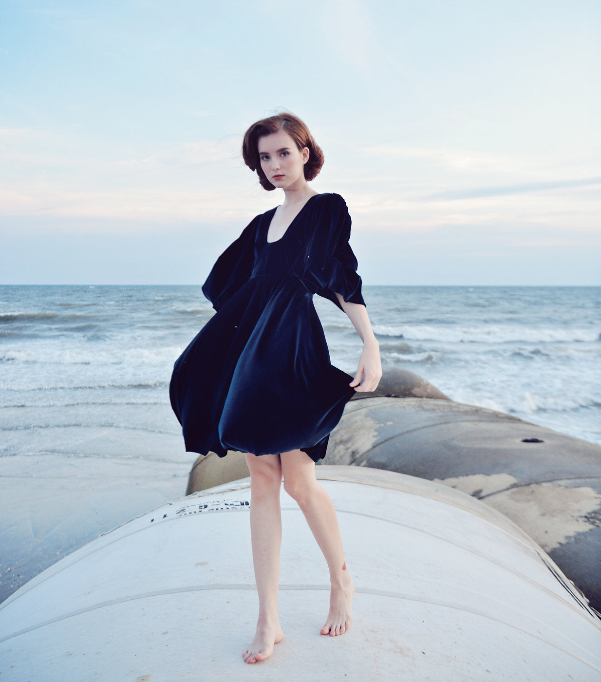 Velvet Gown Women - Bridesmaids Velvet Dress - Short Velvet Dress