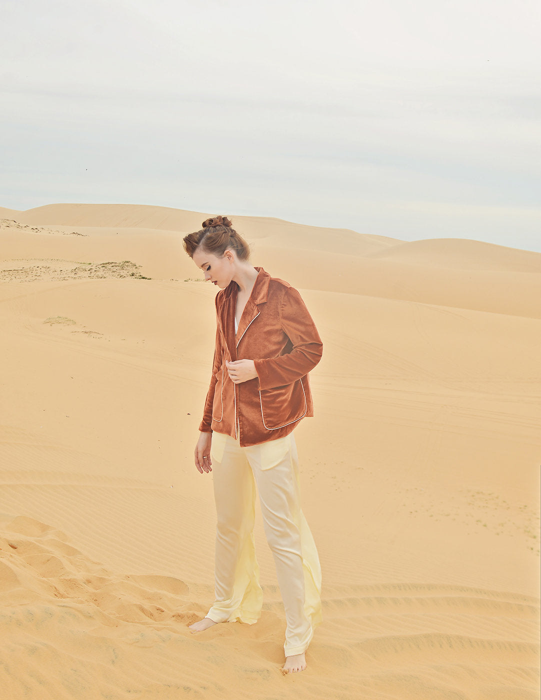 Women Top Winter - Long Sleeve Velvet Jacket - Classic Velvet Cardigan - Winter Velvet Coat