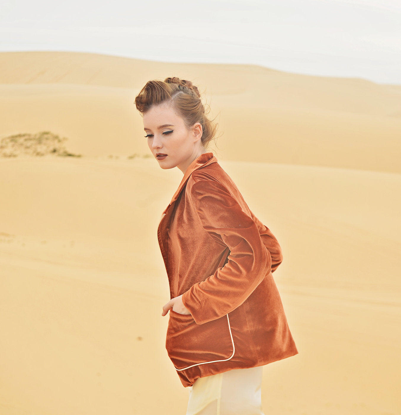 Women Top Winter - Long Sleeve Velvet Jacket - Classic Velvet Cardigan - Winter Velvet Coat