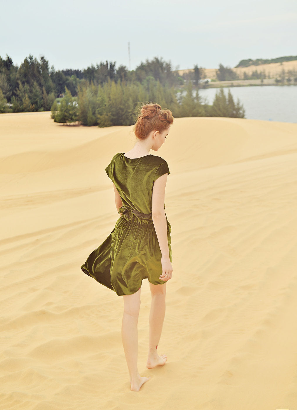 Velvet Dress Women - Xmas Party Dress - Christmas Velvet Dress