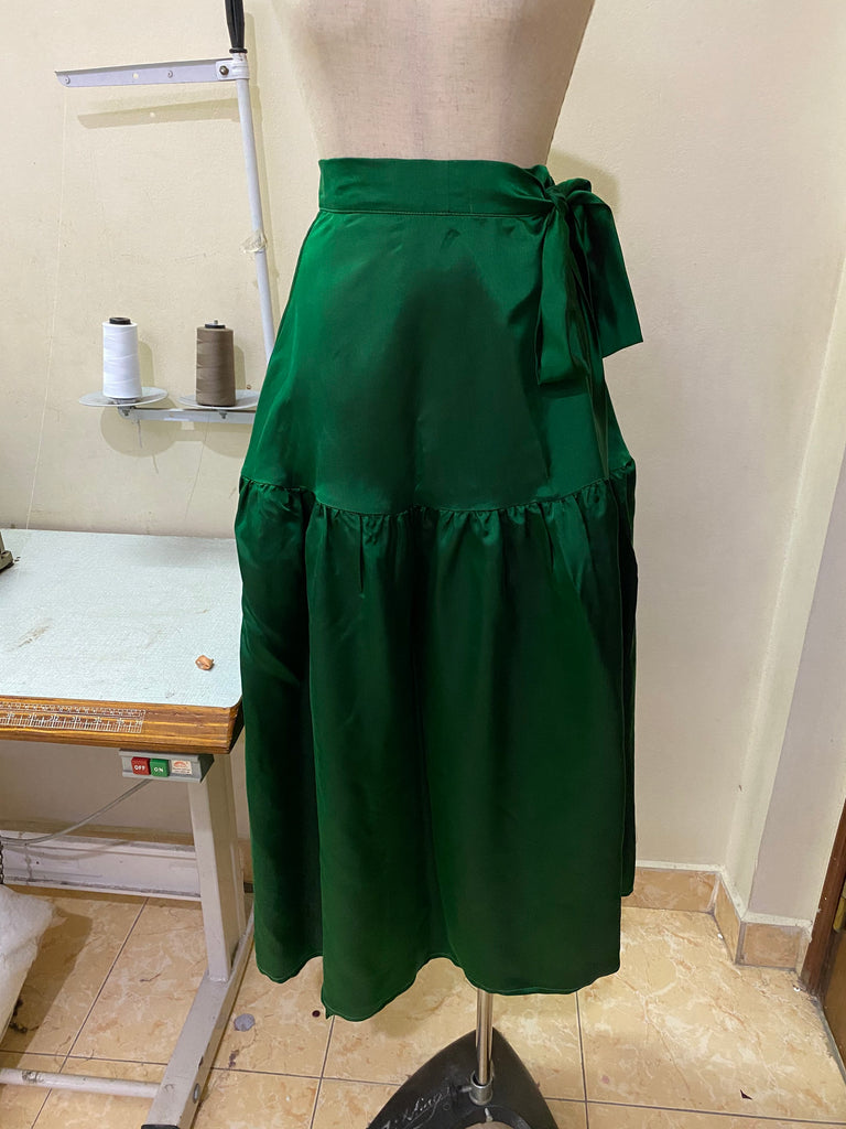 Silk Skirt Midi - Silk Skirt Women - Raw Silk Skirt - Silk Dress - Mulberry Silk Dress
