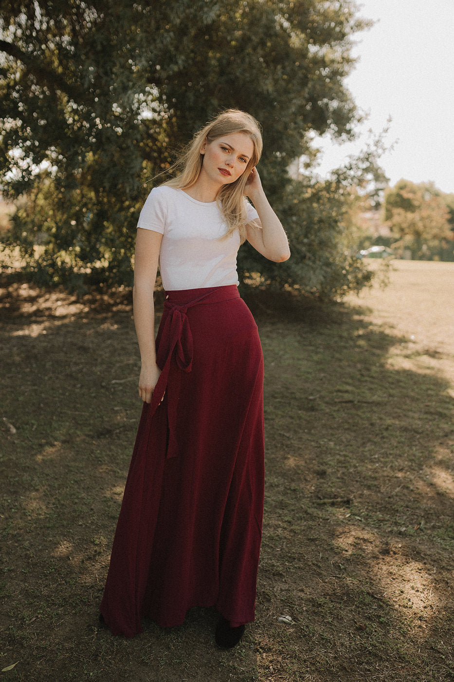 Linen Skirt Women - Women Long Skirt - Wrap Skirt Linen - Natural Clothing