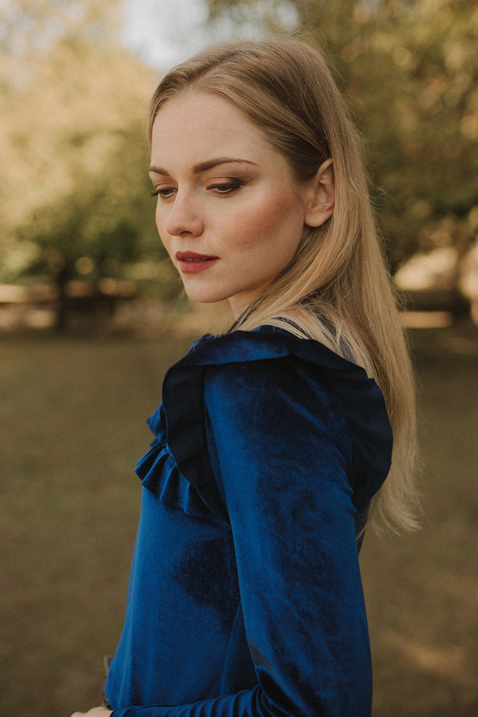 Women Top Blouse - Velvet Blouse Women - Long Sleeve Top
