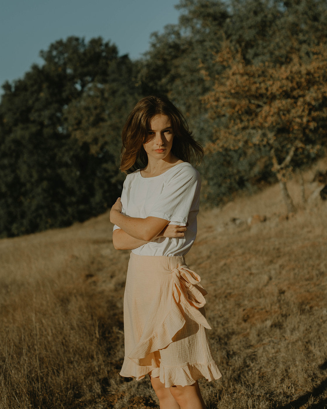 Linen Skirt - Skirt for Women - Wrap Skirt - Natural Clothing