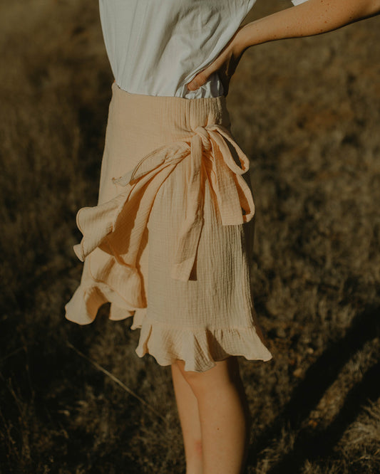 Linen Skirt - Skirt for Women - Wrap Skirt - Natural Clothing