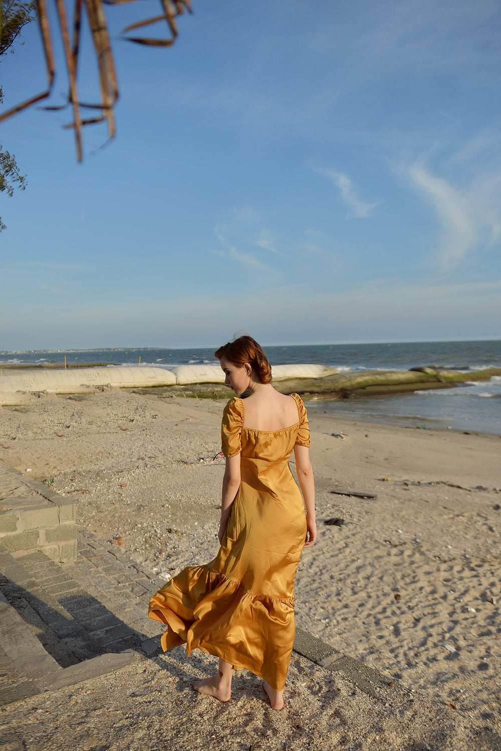 Maxi Silk Dress Full Length - Vintage Style Silk Gown - Vintage Style Gown - Silk Dress - Mulberry Silk Dress