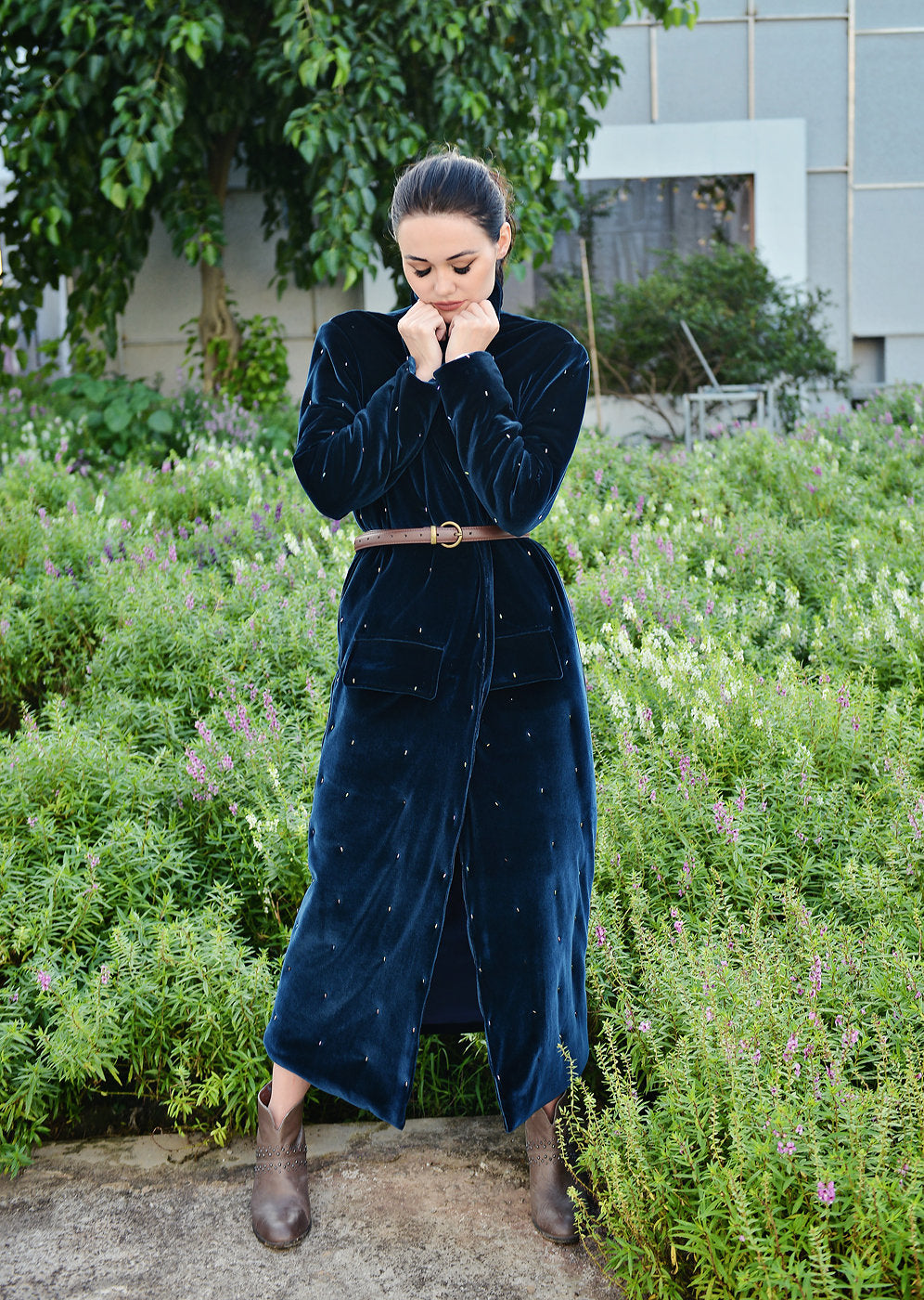 Winter Coat Women - Warm Winter Coat - Long Velvet Coat Jacket