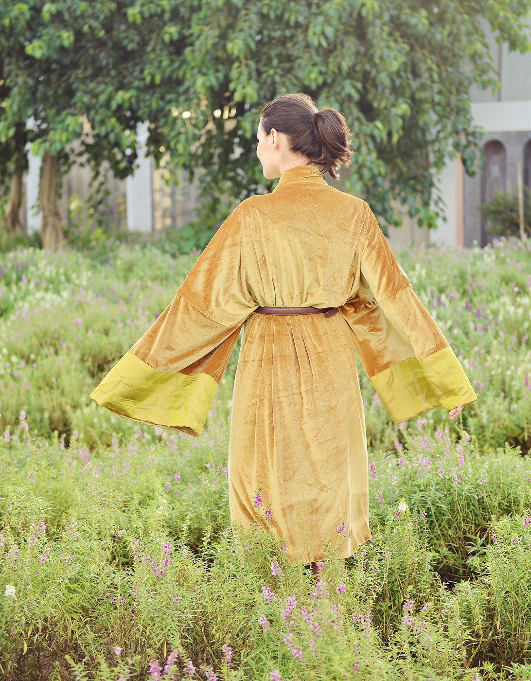 Winter Robe Women - Warm Winter Coat - Long Velvet Coat Jacket